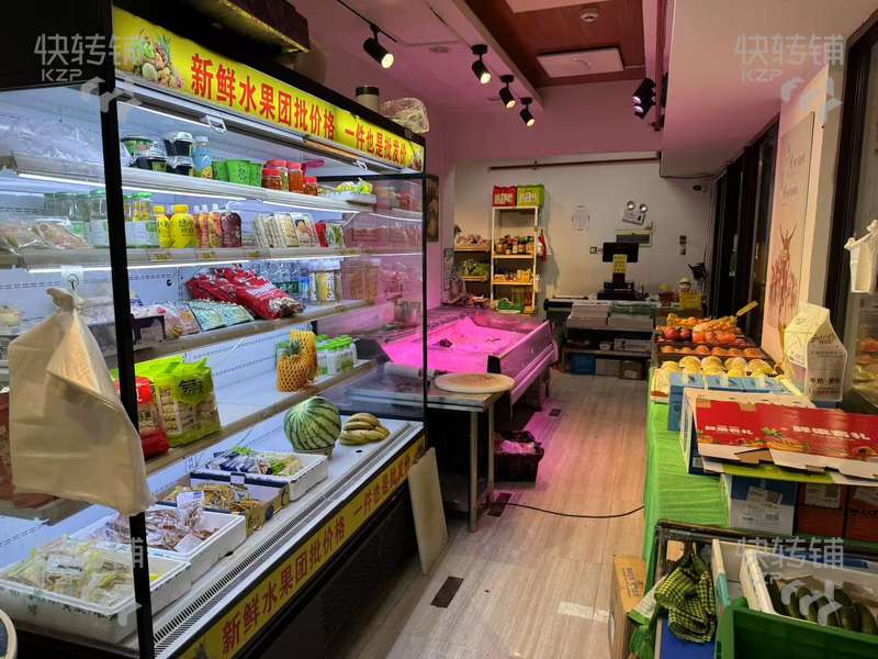 虎門金地琥悅生鮮水果店轉讓【周邊無同行業競爭、門頭醒目，靠近小區出入口，有停車位不用多花錢