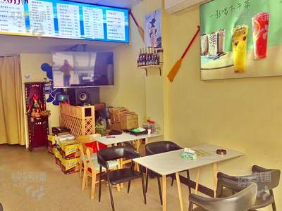 萬江大新路奶茶店轉讓【上下二層、門口能外擺，夜市美食一條街、住宅公寓圍繞】