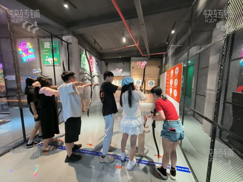南城元美東路射箭棋牌電玩娛樂館場地 分租或轉讓【挨著轉角位，對面是匯一城，住宅寫字樓小區，近鄰國貿中心，南城CBD商圈，人氣旺】