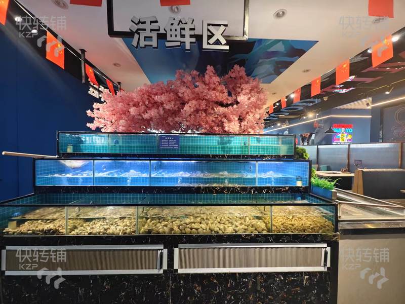 長安中南廣場對面海鮮自助餐廳低價急轉，可空鋪（誠意要價格可談！！）【十字路口旁，KFC樓上，招牌三面展示，美食街地段，周邊工業區+居民10幾萬人】