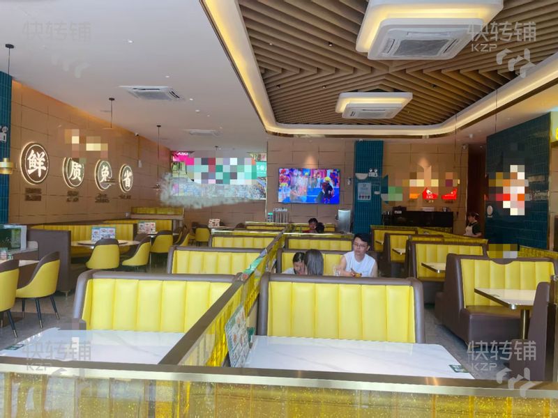 寮步萬潤廣場旁‘茶餐廳’轉讓【豪華裝修、周多個大型小區、購物廣場，人流量大】
