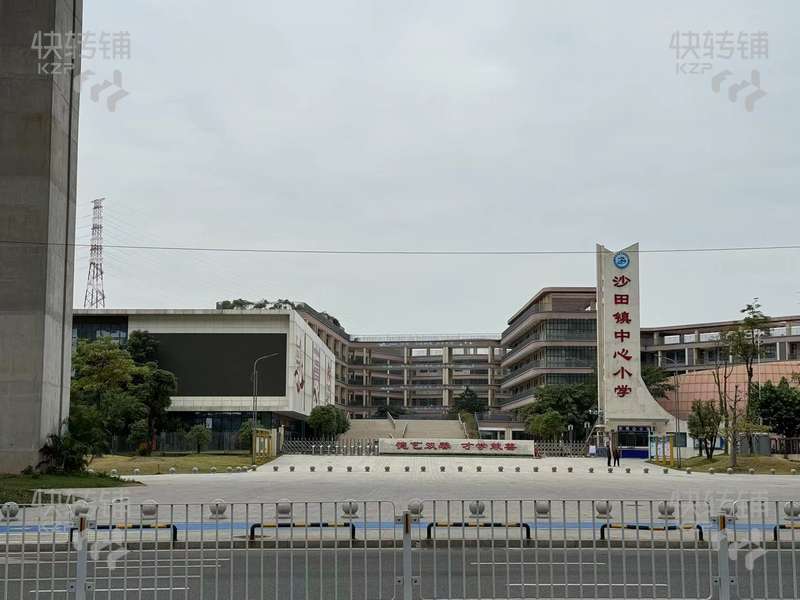 沙田碧桂園小區樓下精裝修空鋪招租【對面是鎮中心小學、無行業限制、濱江豪園入住率高】