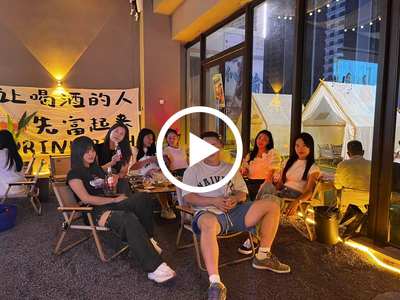 惠州石湾‘美的旭辉天地’天台露天餐吧转让【多个小区围绕、带现有设备设施，无需转让费、入场费】