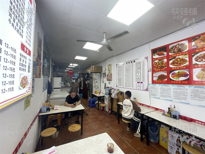 黄江东环路‘饺子馆’转让【6年老店、客源稳定、周边住宅密集、后面科技园、门口可外摆】