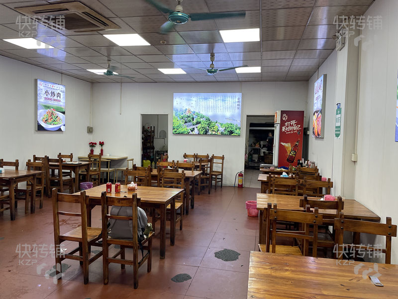 寮步东城交界温塘万正广场旁快餐店转让【酒店、广场、市场、工业区旁，处人流繁华地段，生意稳定】