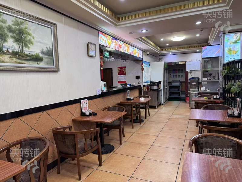 常平東元路茶餐廳轉讓【整棟3層、常陽花園正對面、小學、幼兒園旁、人流穩定】