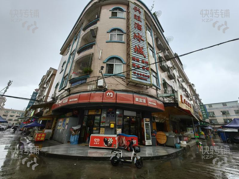 大朗‘水口市場’奶茶店+樓上出租房，整幢轉讓【樓上收租可抵夠店租，對面超市，美食街、后面市場，可做24小時】