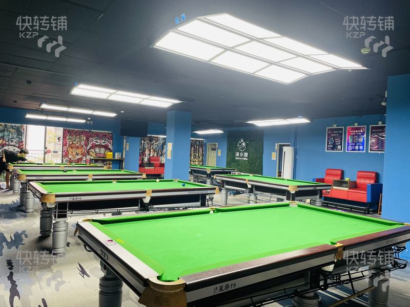 常平‘都市華府’臺球棋牌店轉(zhuǎn)讓【常平CBD商圈，三座富人小區(qū)圍繞，6張臺球桌，2個麻將房】