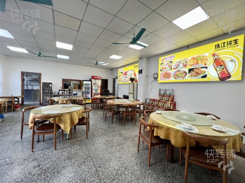 中堂‘吳家涌廣場旁’餐飲店轉讓【附近廣場、工廠住宅集中，旁邊吳家涌廣場、人流量巨旺，可外擺】