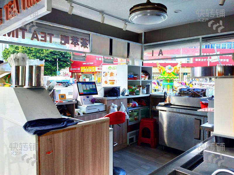 （急转）东城花园商贸广场奶茶店转让【门口可外摆、人流大、可空转】