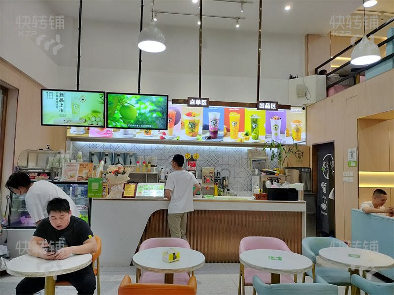 万江简沙洲奶茶店转让【商业街拐角位，超市门口一楼，可以外摆，还租了两个摊位】