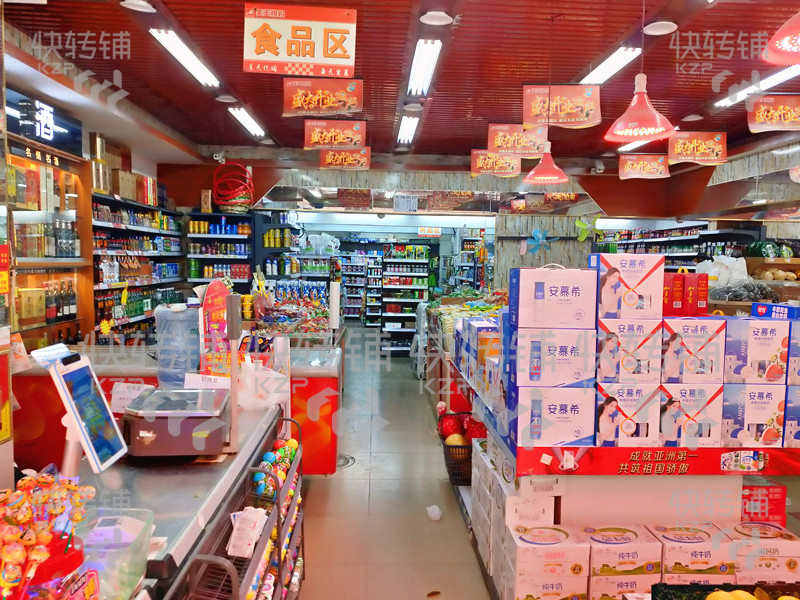 深圳宝安盈利中生鲜超市转让【周边出租房密集、人流集中】