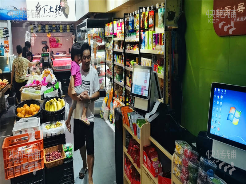 厚街小区大门出口生鲜超市转让【日营业额10000+以上】
