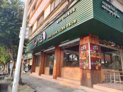 虎门小捷滘市场门口宵夜餐馆快餐转让【转角4门面、两家店连着、可外摆可空转可分租！】