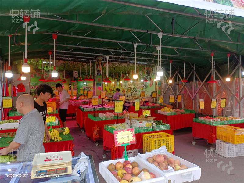 横沥三江工业区水果店转让【市场入口旁边是美食商业街】