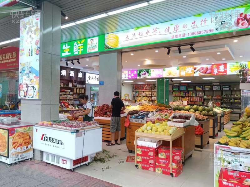 东城广汇工业区蔬果生鲜店【商业主街就本店一家蔬果生鲜，消费集中】可空转，无行业限制