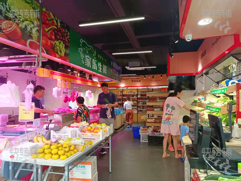 东城东宝路成熟小区大门口生鲜超市转让【营业额5500+,附近只有一家】