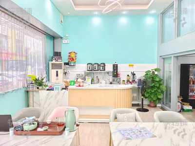 石碣镇政府附近奶茶店转让【【大厦住宅密集、上下两层、门面大气】