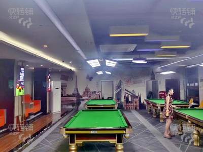 石碣‘蟠桃路’台球棋牌俱乐部转让【厂区门口对面，上下班人流量大、多个购物广场】